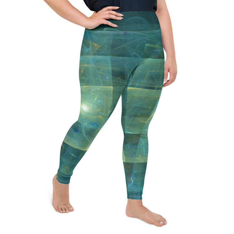 Flying Saucer Plus Size Leggings