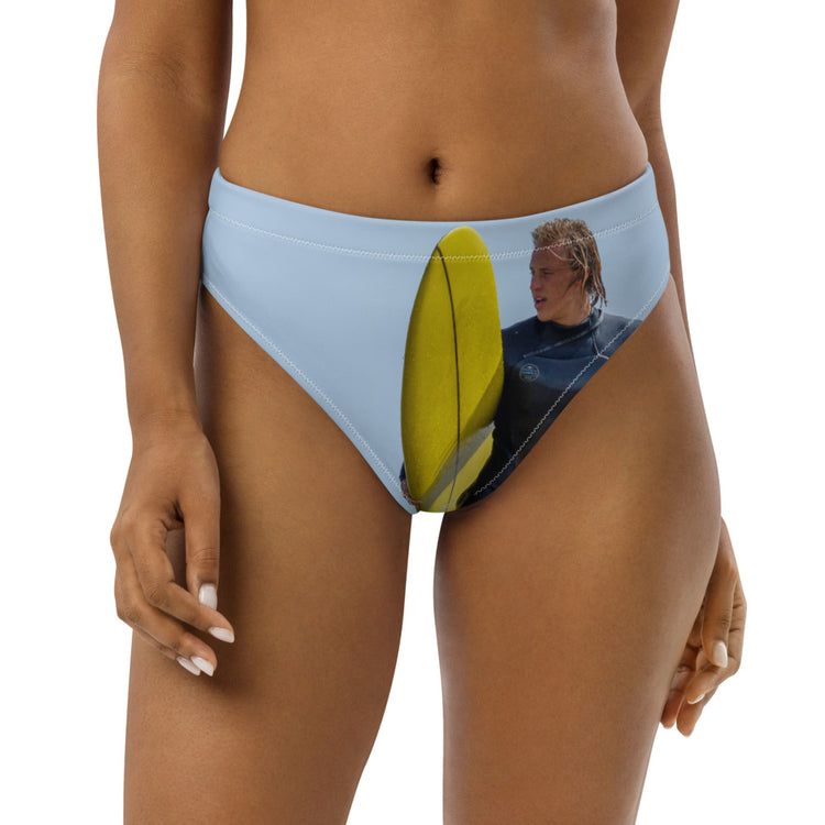 Dude Recycled High-Waisted Bikini Bottom