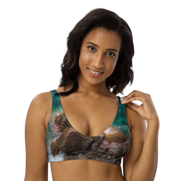 Ametrine Recycled Padded Bikini Top