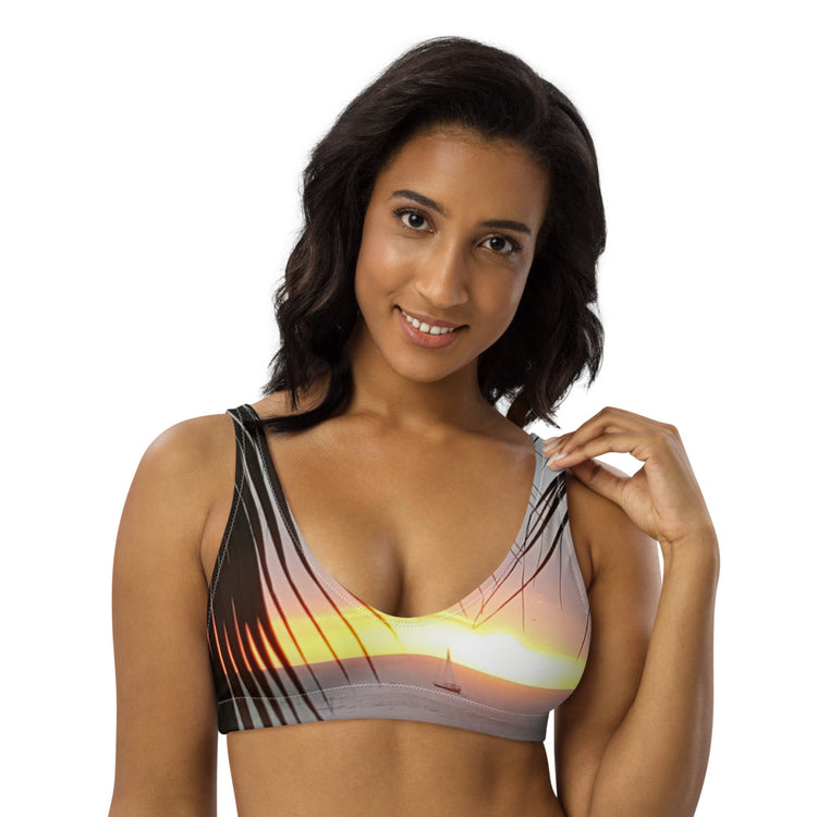 Sunrise Recycled Padded Bikini Top