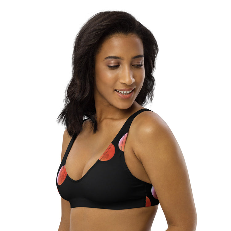 Neon Moons Recycled Padded Bikini Top