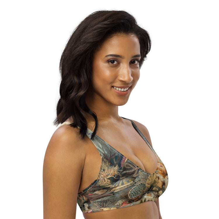 Creatures Recycled Padded Bikini Top