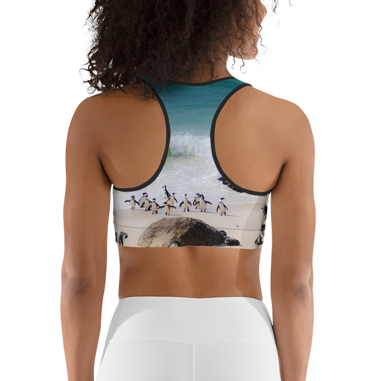 Penguin Love Non-Padded Sports Bra