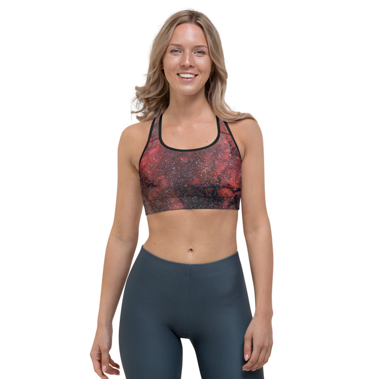 Pink Explosion Non-Padded Sports Bra
