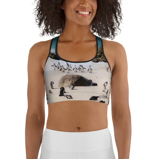 Penguin Love Non-Padded Sports Bra