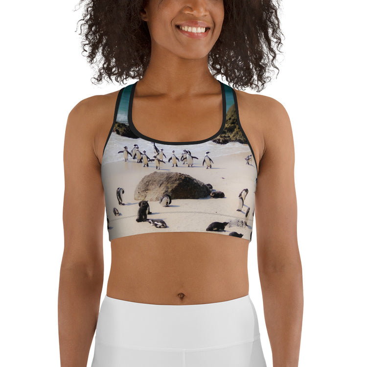 Penguin Love Non-Padded Sports Bra