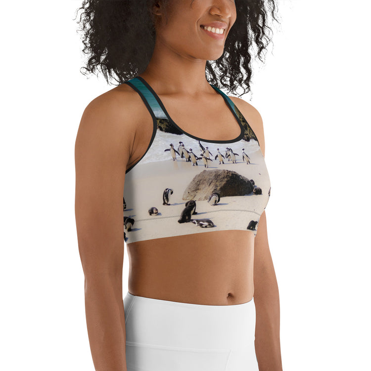 Penguin Love Non-Padded Sports Bra