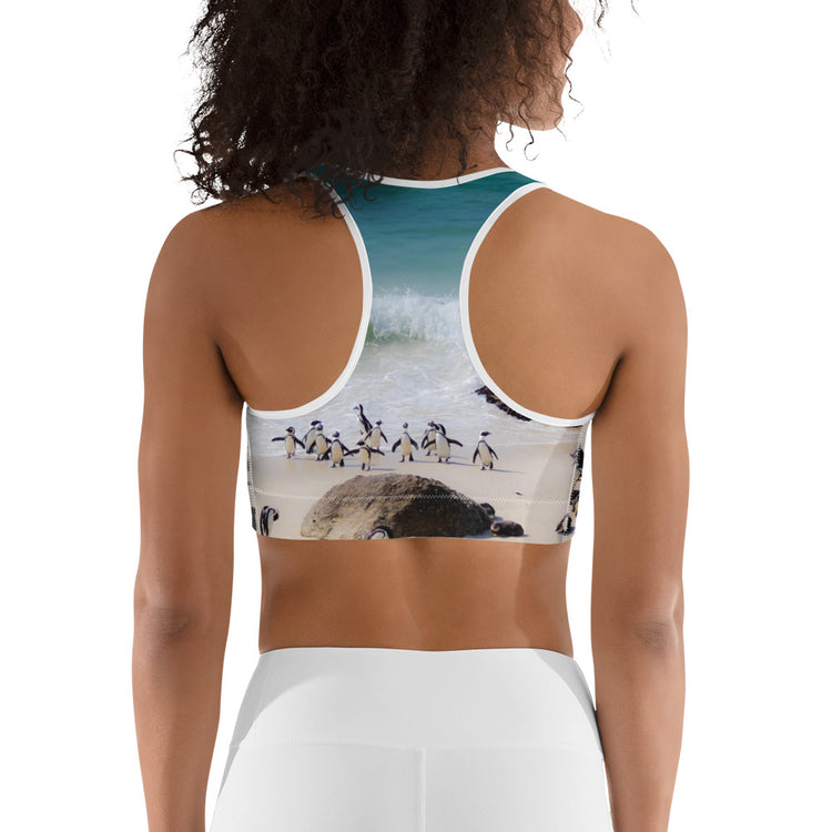 Penguin Love Non-Padded Sports Bra