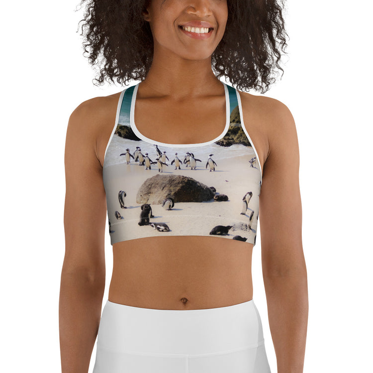 Penguin Love Non-Padded Sports Bra
