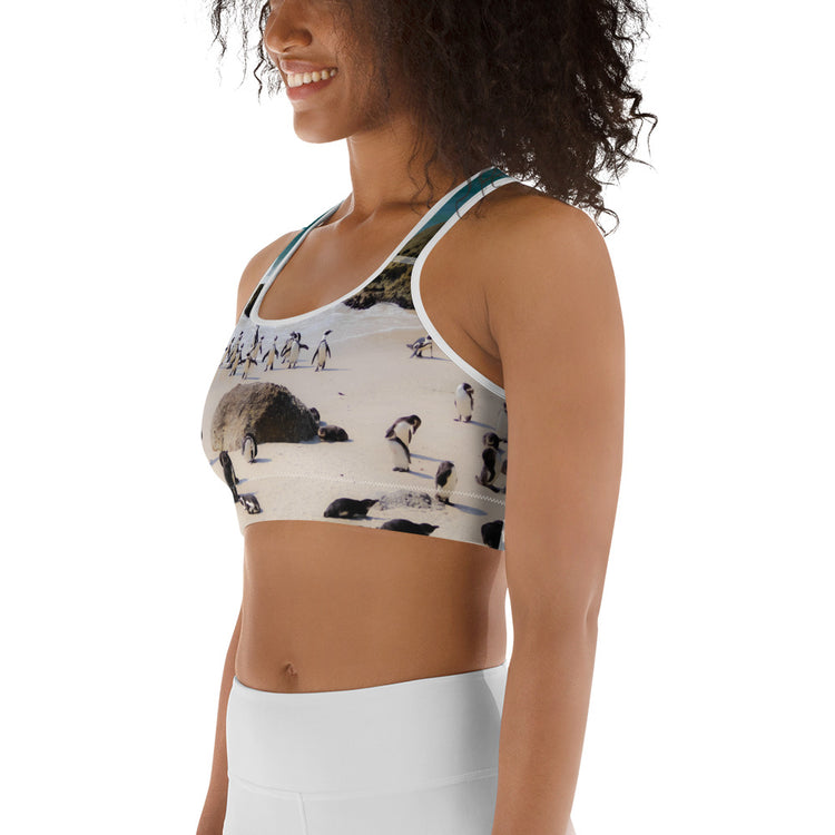 Penguin Love Non-Padded Sports Bra