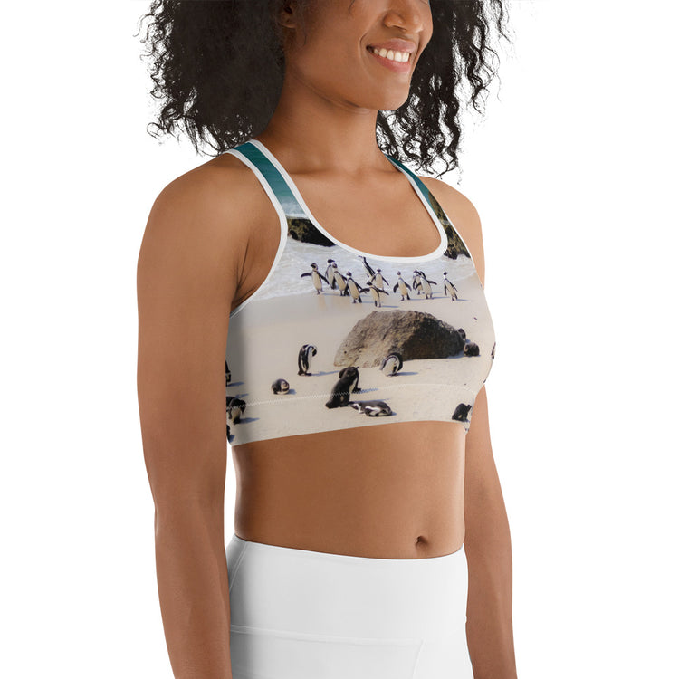 Penguin Love Non-Padded Sports Bra