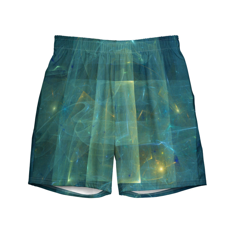 Flying Saucer Men's Swim Trunks