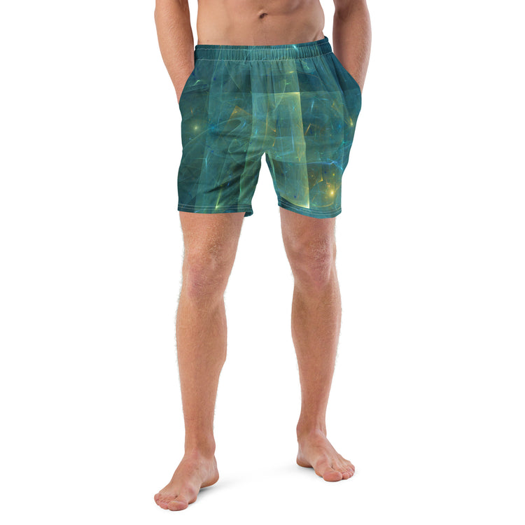 Flying Saucer Men's Swim Trunks