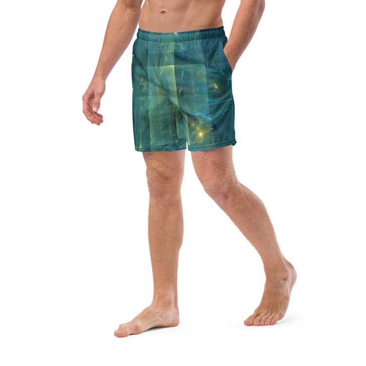 Flying Saucer Men's Swim Trunks