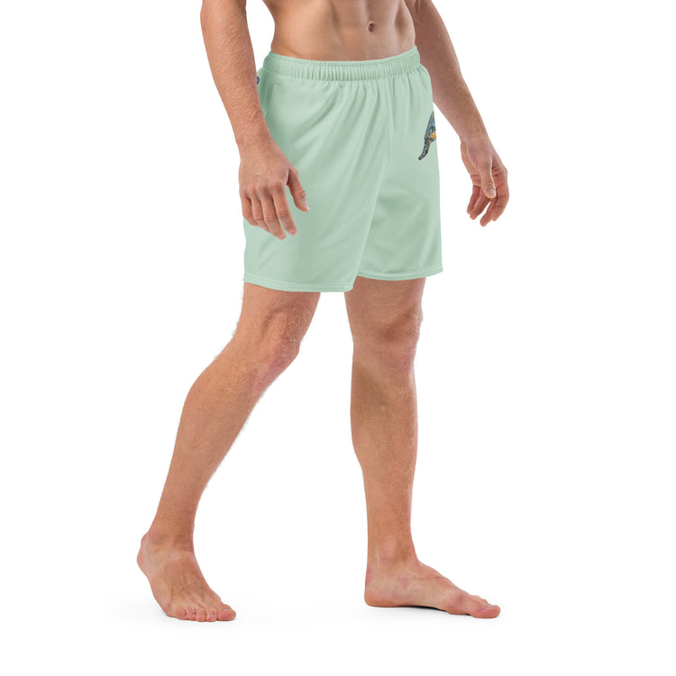 Breath Of Air Men's Swim Trunks - Aquagreen