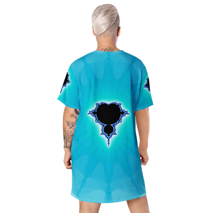 Droplets Oversized T-Shirt Dress