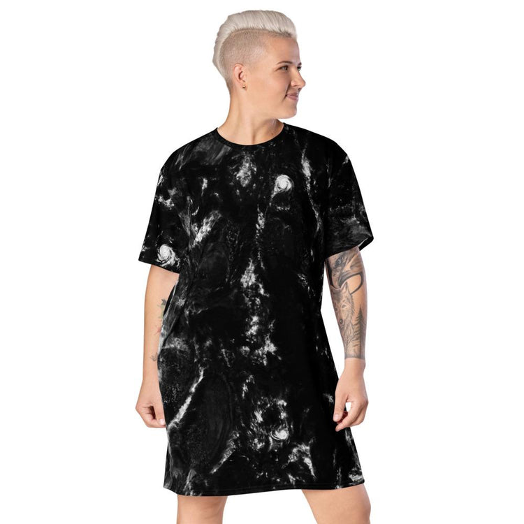 Vortex Oversized T-Shirt Dress