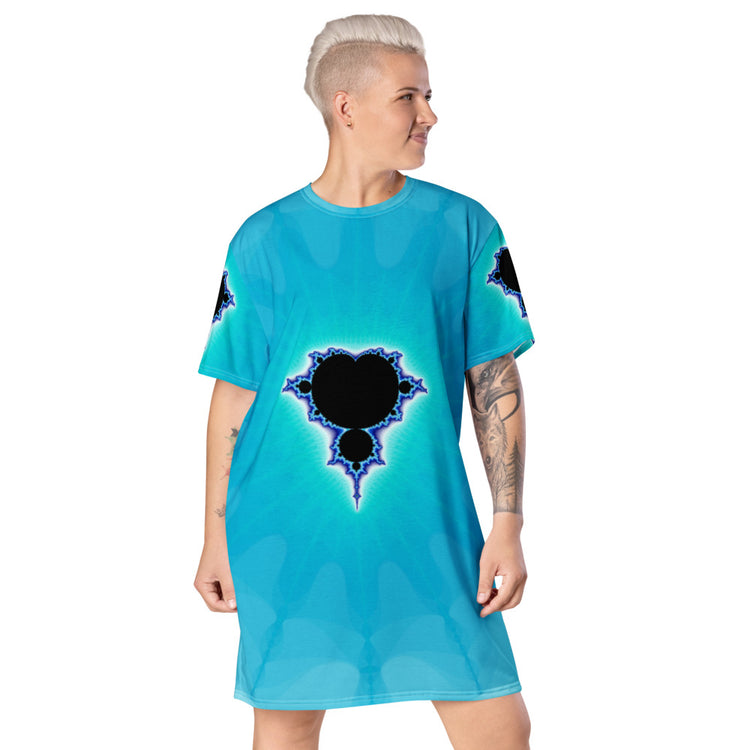 Droplets Oversized T-Shirt Dress