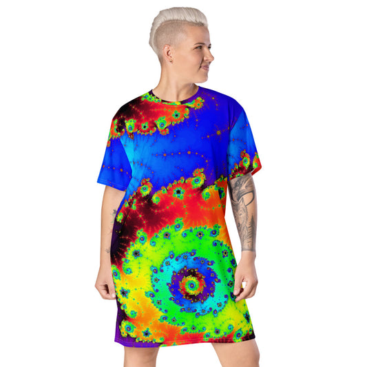Back To Reality Oversized T-Shirt Dress