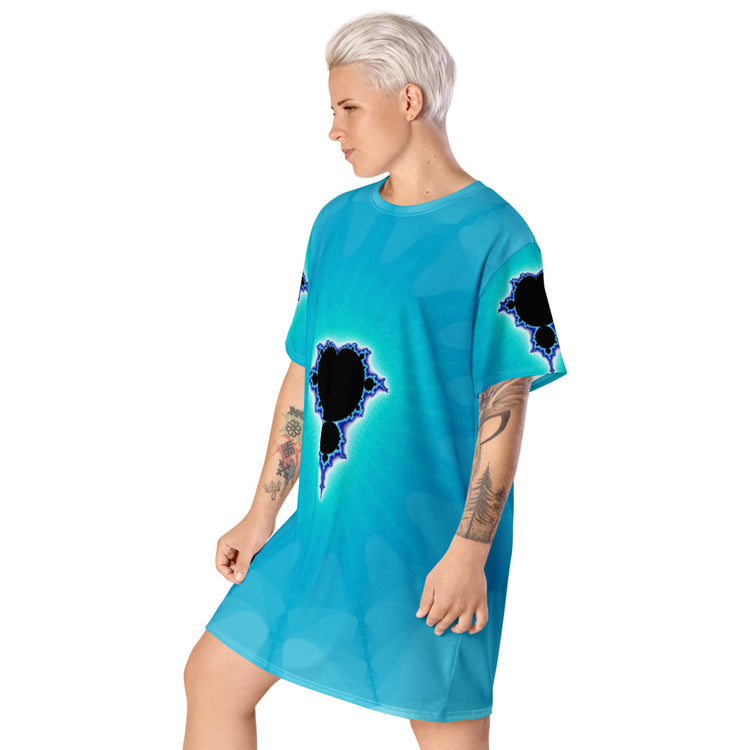 Droplets Oversized T-Shirt Dress