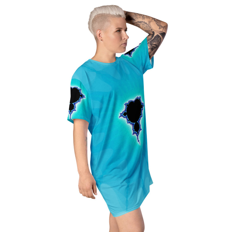 Droplets Oversized T-Shirt Dress