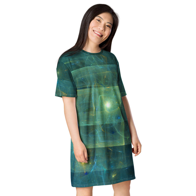 Flying Saucer Oversized T-Shirt Dress