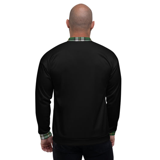 Highland Tradition Unisex Bomber Jacket - Black