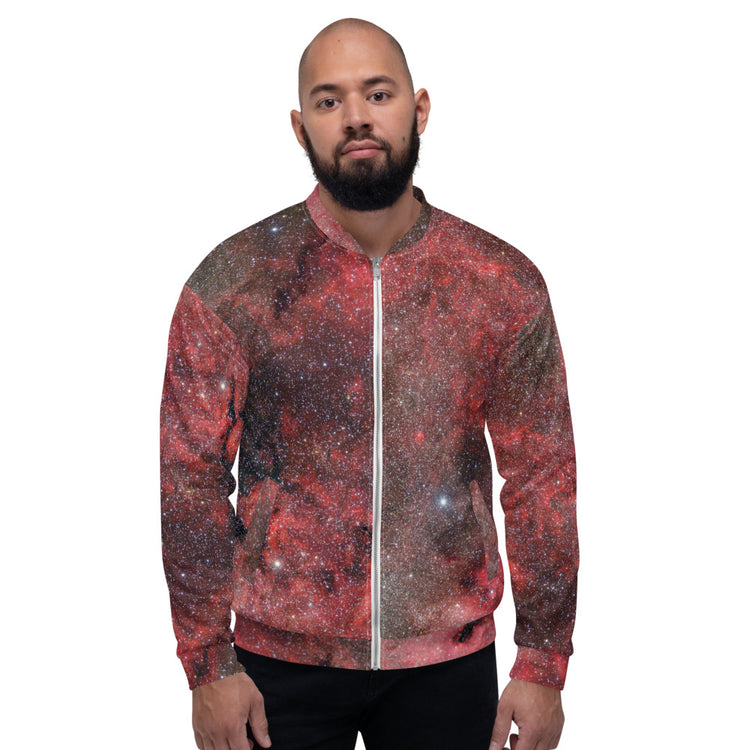 Pink Explosion Unisex Bomber Jacket
