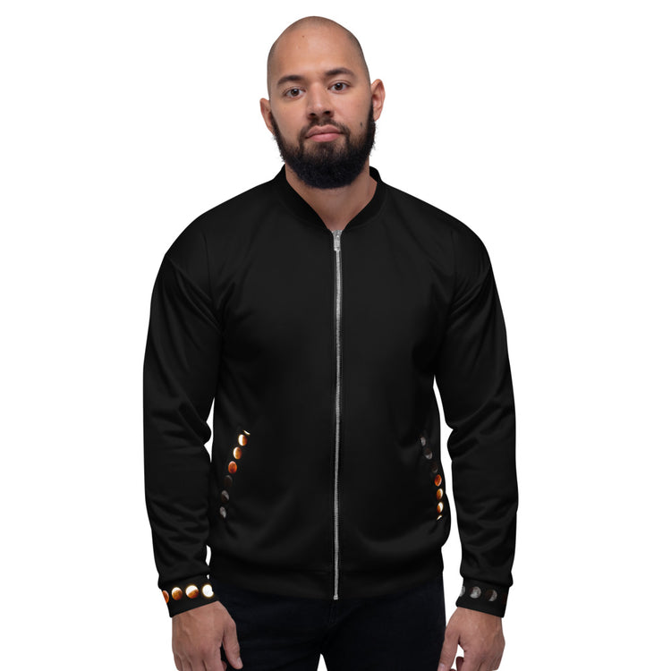Moon At Night Unisex Bomber Jacket