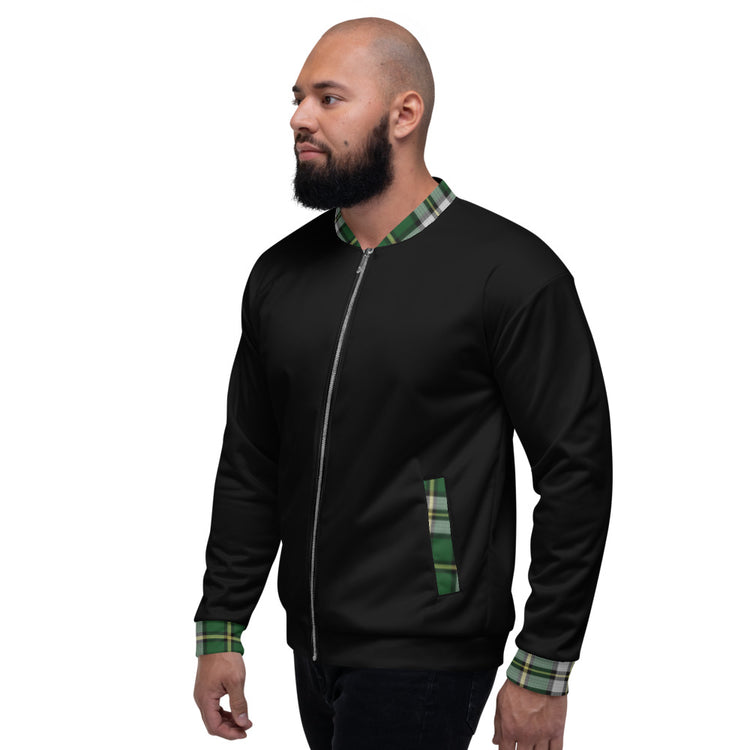 Highland Tradition Unisex Bomber Jacket - Black