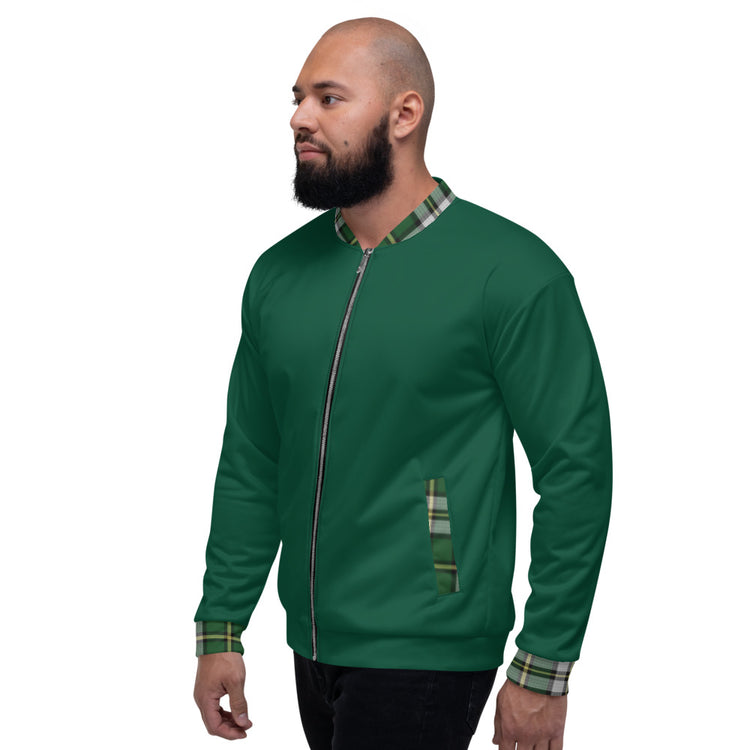 Highland Tradition Unisex Bomber Jacket - Flag Green