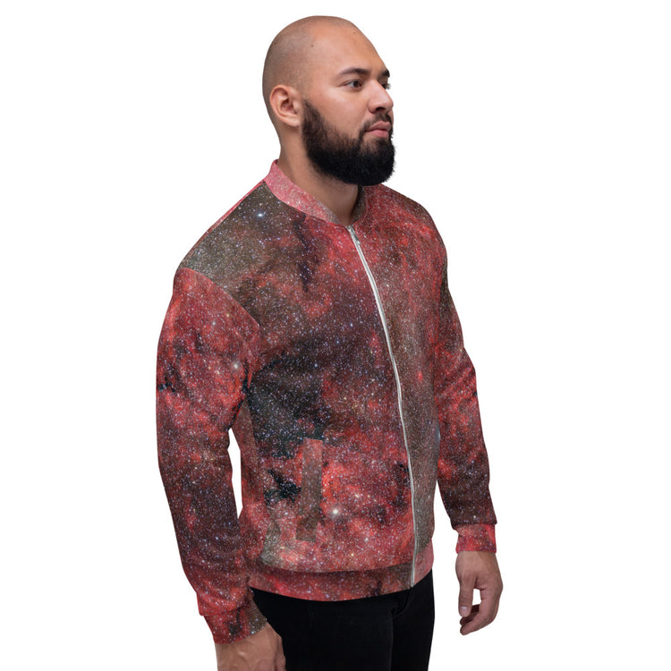 Pink Explosion Unisex Bomber Jacket
