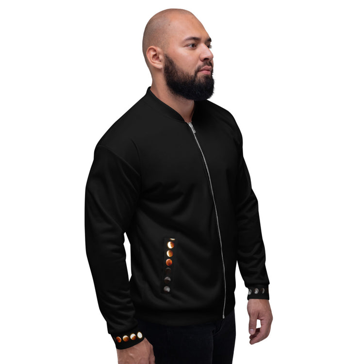 Moon At Night Unisex Bomber Jacket