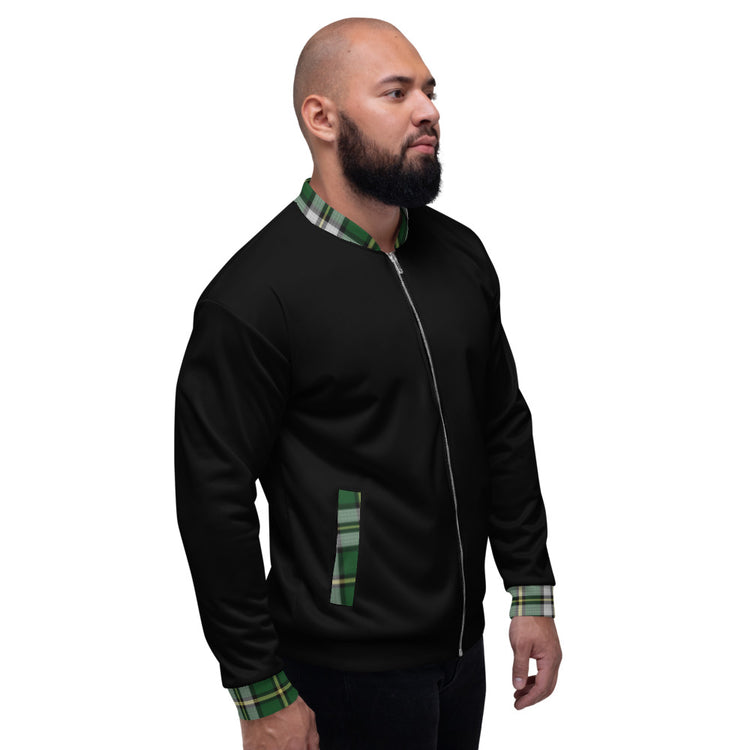 Highland Tradition Unisex Bomber Jacket - Black