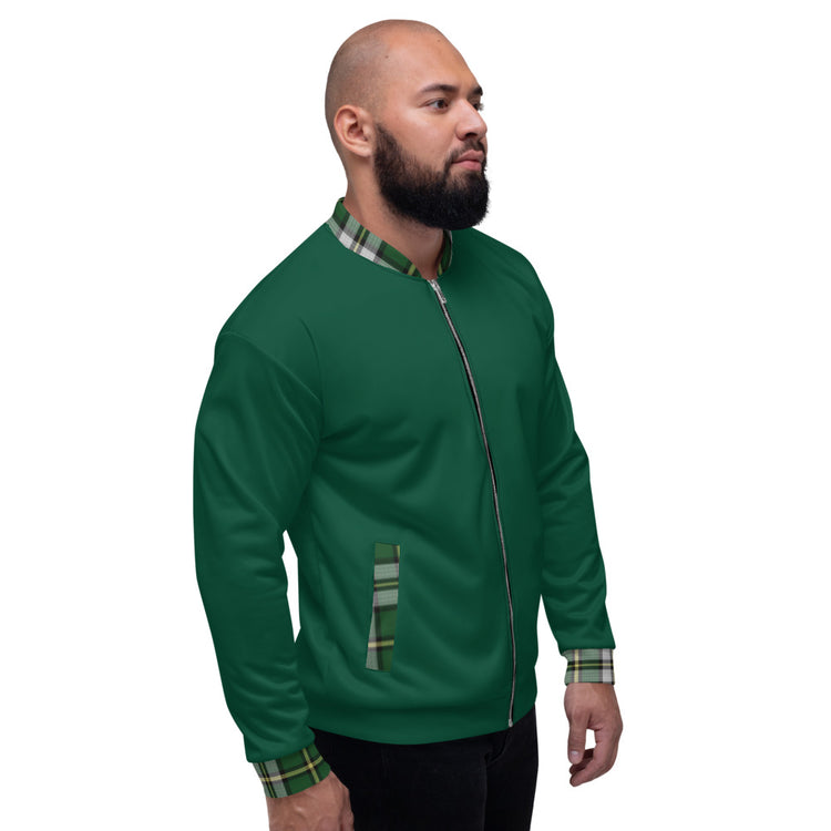 Highland Tradition Unisex Bomber Jacket - Flag Green