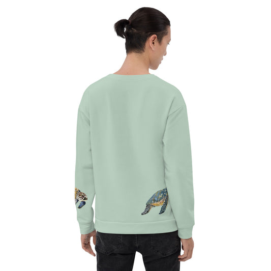 Breath Of Air Unisex Sweatshirt - Aquagreen