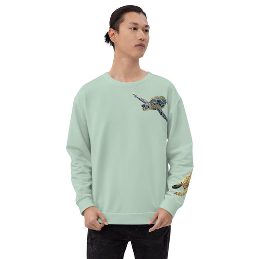 Breath Of Air Unisex Sweatshirt - Aquagreen
