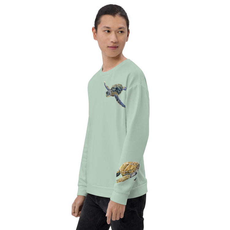 Breath Of Air Unisex Sweatshirt - Aquagreen