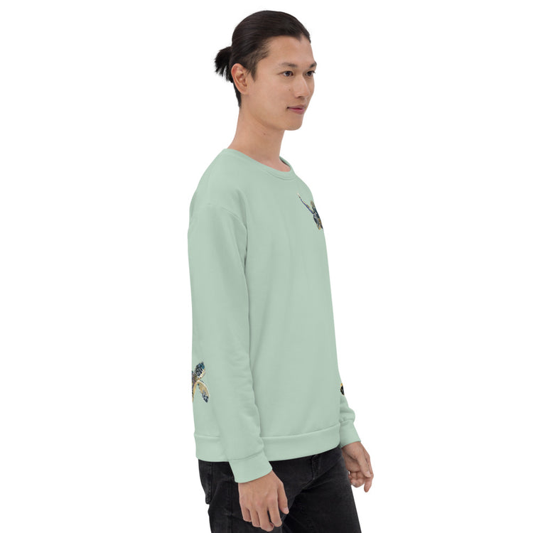 Breath Of Air Unisex Sweatshirt - Aquagreen