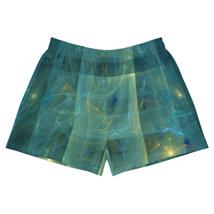 Flying Saucer Unisex Athletic Short Shorts