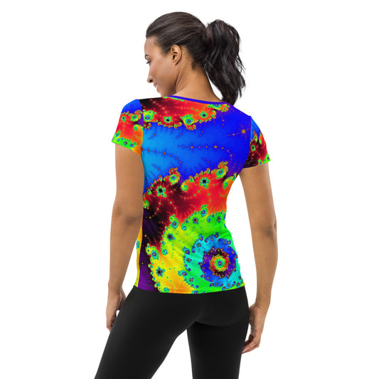Back To Reality Women's Athletic T-Shirt