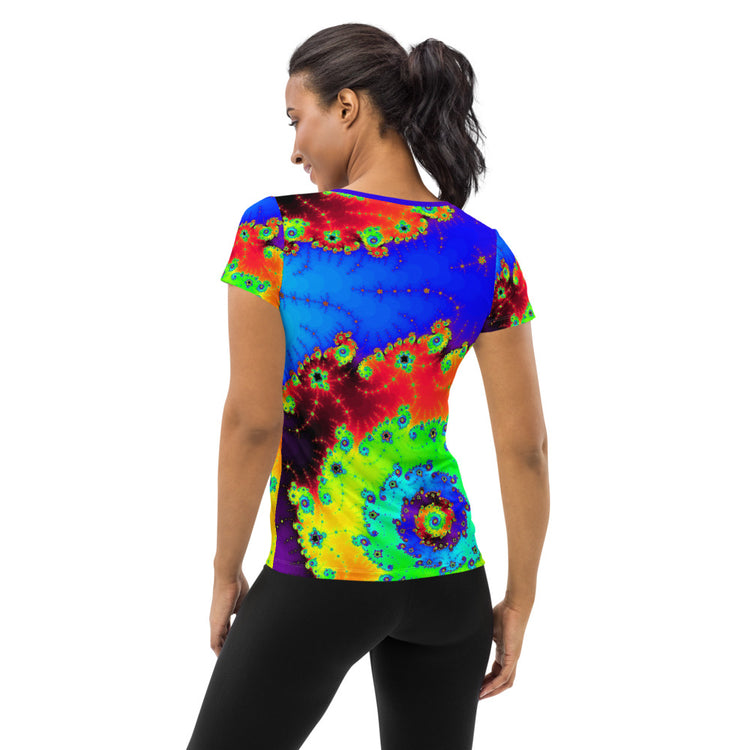 Back To Reality Women's Athletic T-Shirt