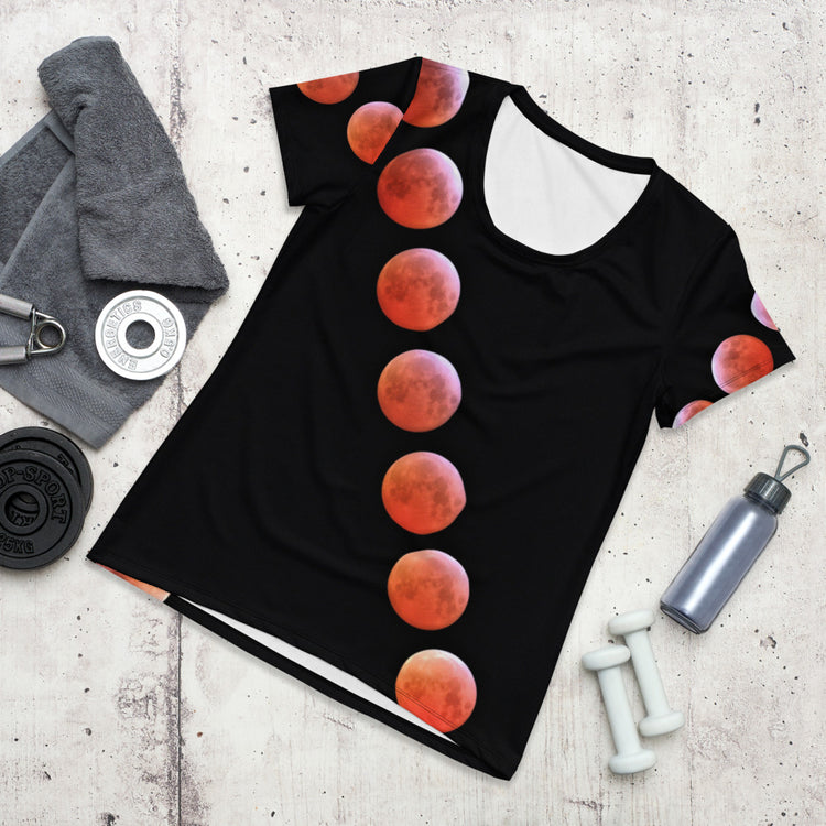 Neon Moons Women's Athletic T-Shirt