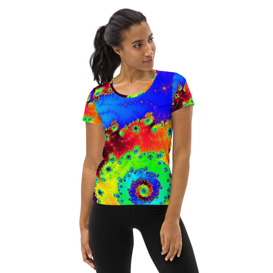 Back To Reality Women's Athletic T-Shirt