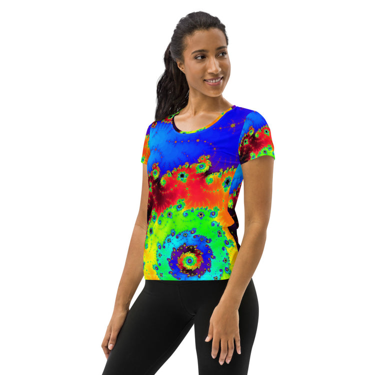 Back To Reality Women's Athletic T-Shirt
