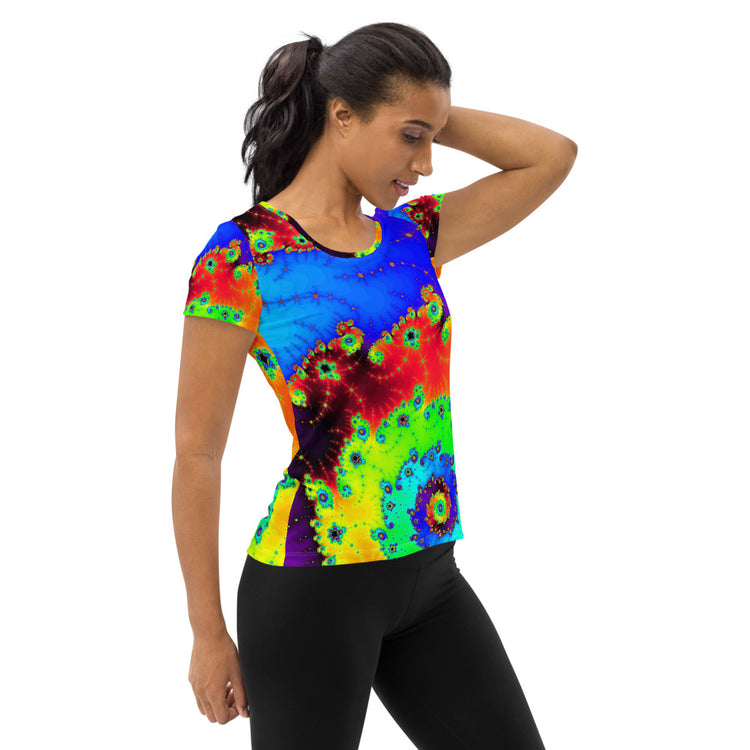 Back To Reality Women's Athletic T-Shirt