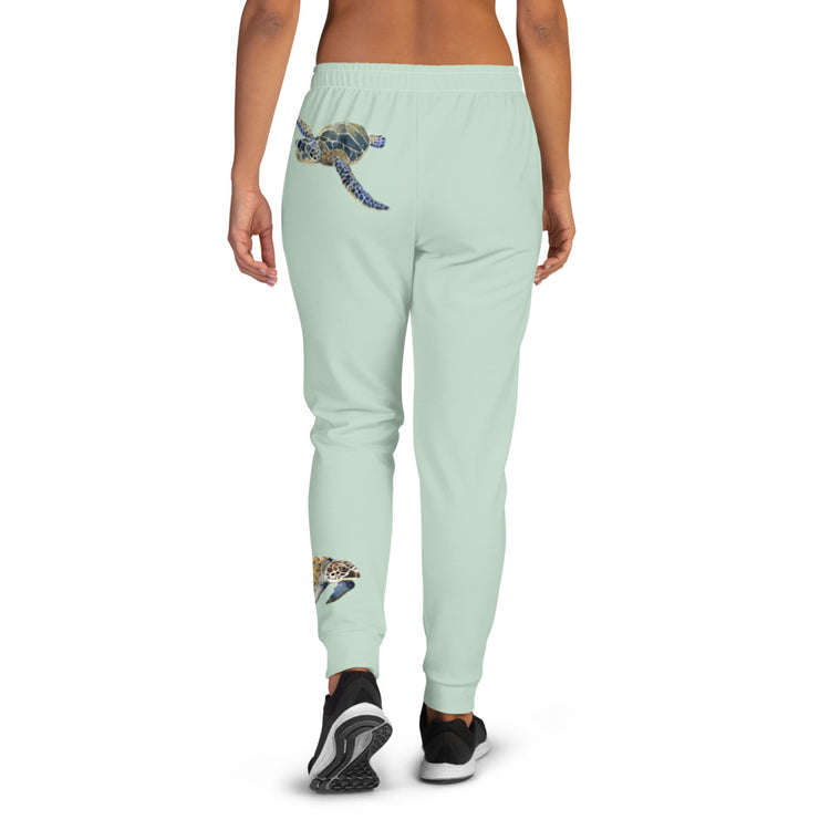 Breath Of Air Women's Joggers - Aquagreen