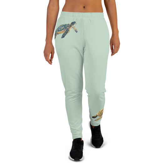 Breath Of Air Women's Joggers - Aquagreen
