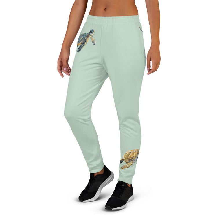 Breath Of Air Women's Joggers - Aquagreen