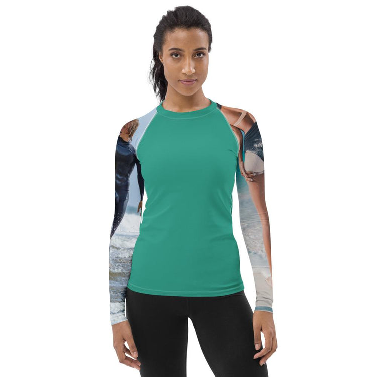 Cheeky Dude Women's Rash Guard